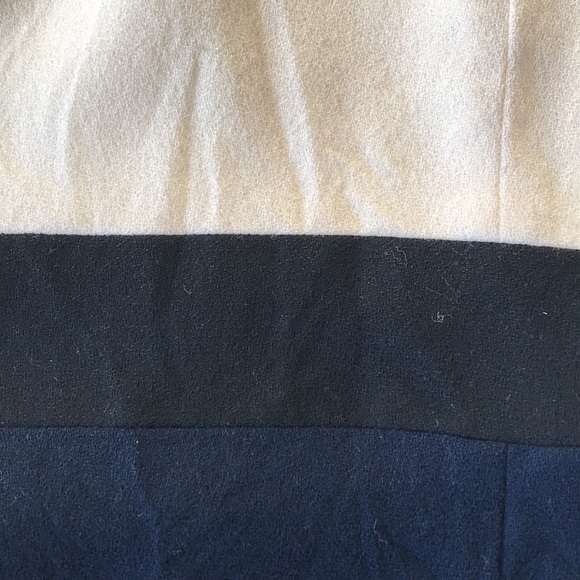 Sara Campbell vintage dress cream blue black colorblock - Picture 7 of 10